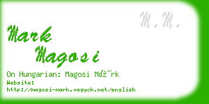 mark magosi business card